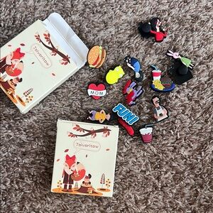 Fun Cartoon Shoe Charms Set